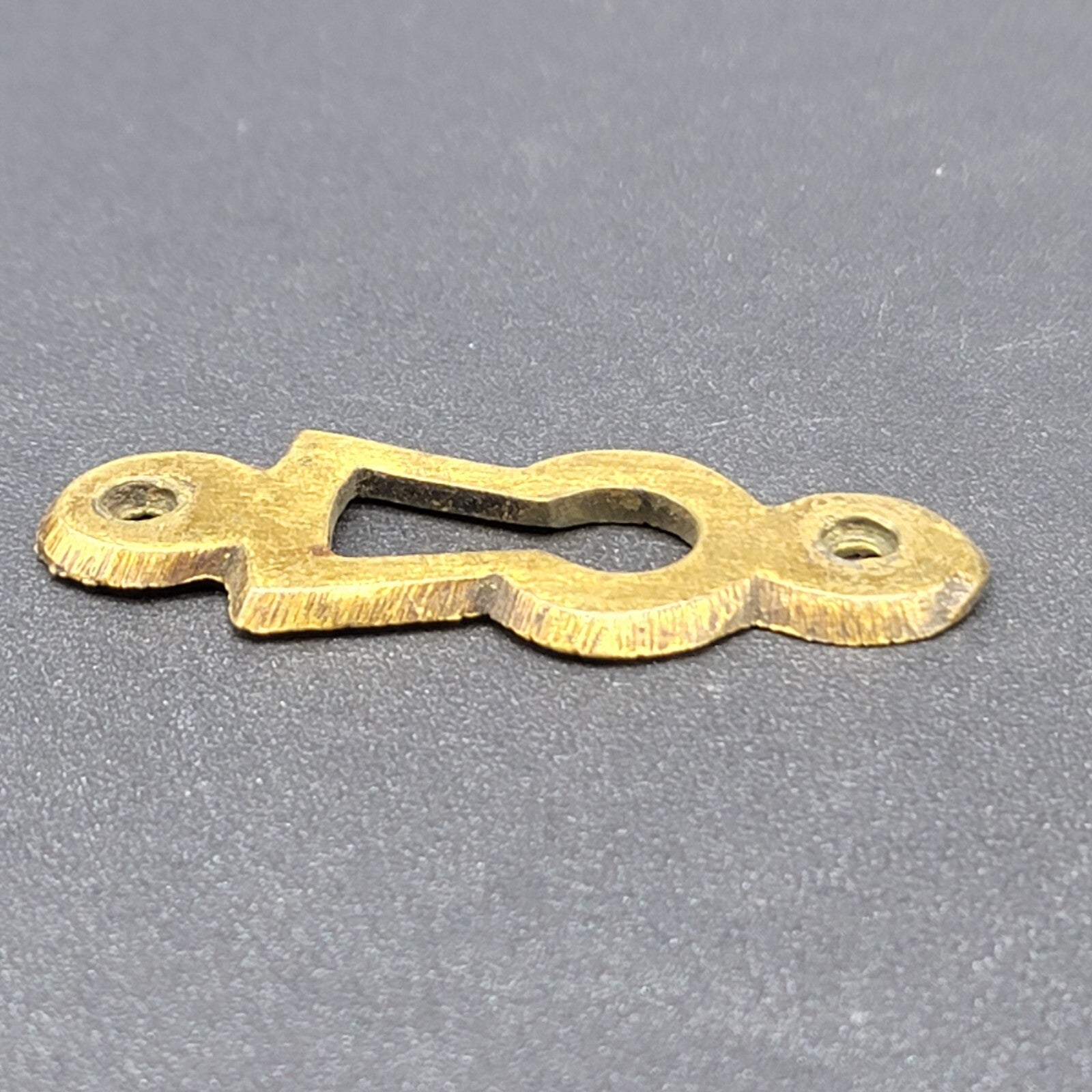 Vintage Brass Skeleton Keyhole Escutcheon SINGLE ONLY 6013