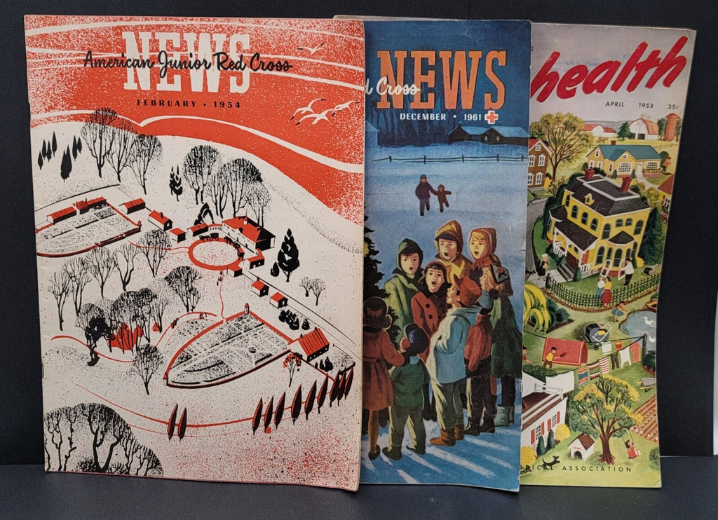AMERICAN JUNIOR RED CROSS NEWS Magazine Feb 1954 Dec 1961 Todays Health 1953