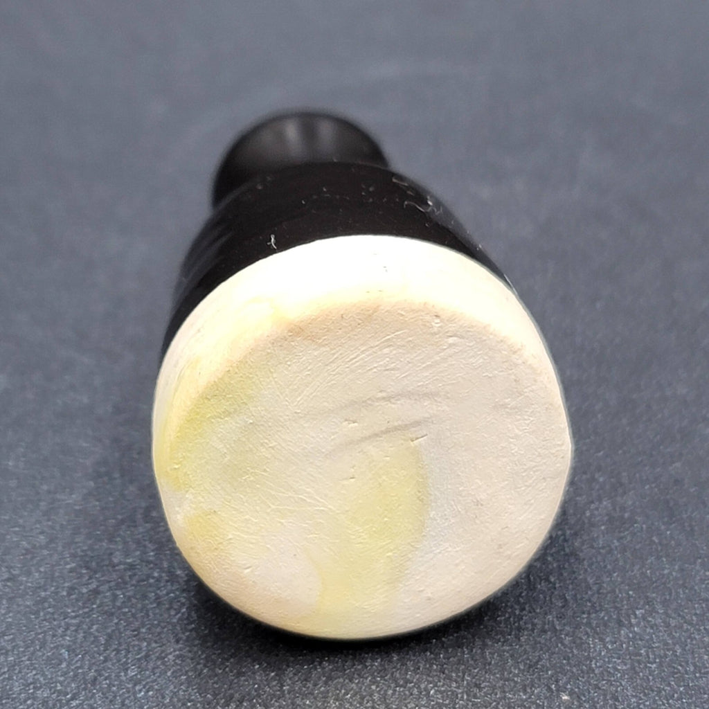 Vintage Miniature Pottery Vase Black Glaze 1.75"