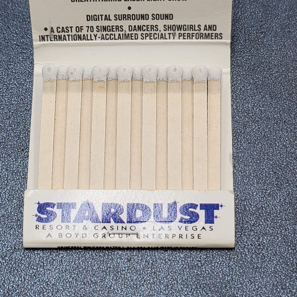 Stardust Hotel Casino Las Vegas NV Vintage Unstruck Matches