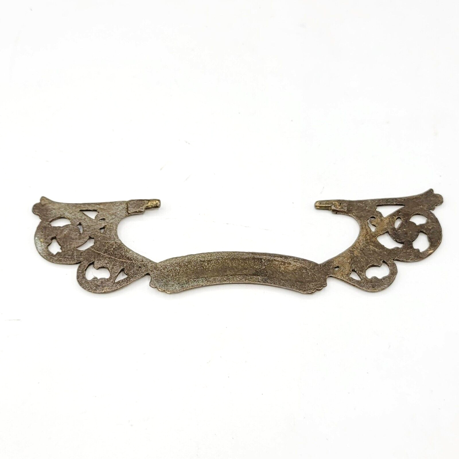 Vintage Large Ornate Brass Bail Pull for 3" Pull Handle Replacement