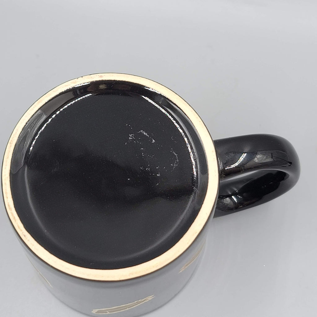 Vintage Missouri Souvenir Coffee Mug Black Gold Eagle