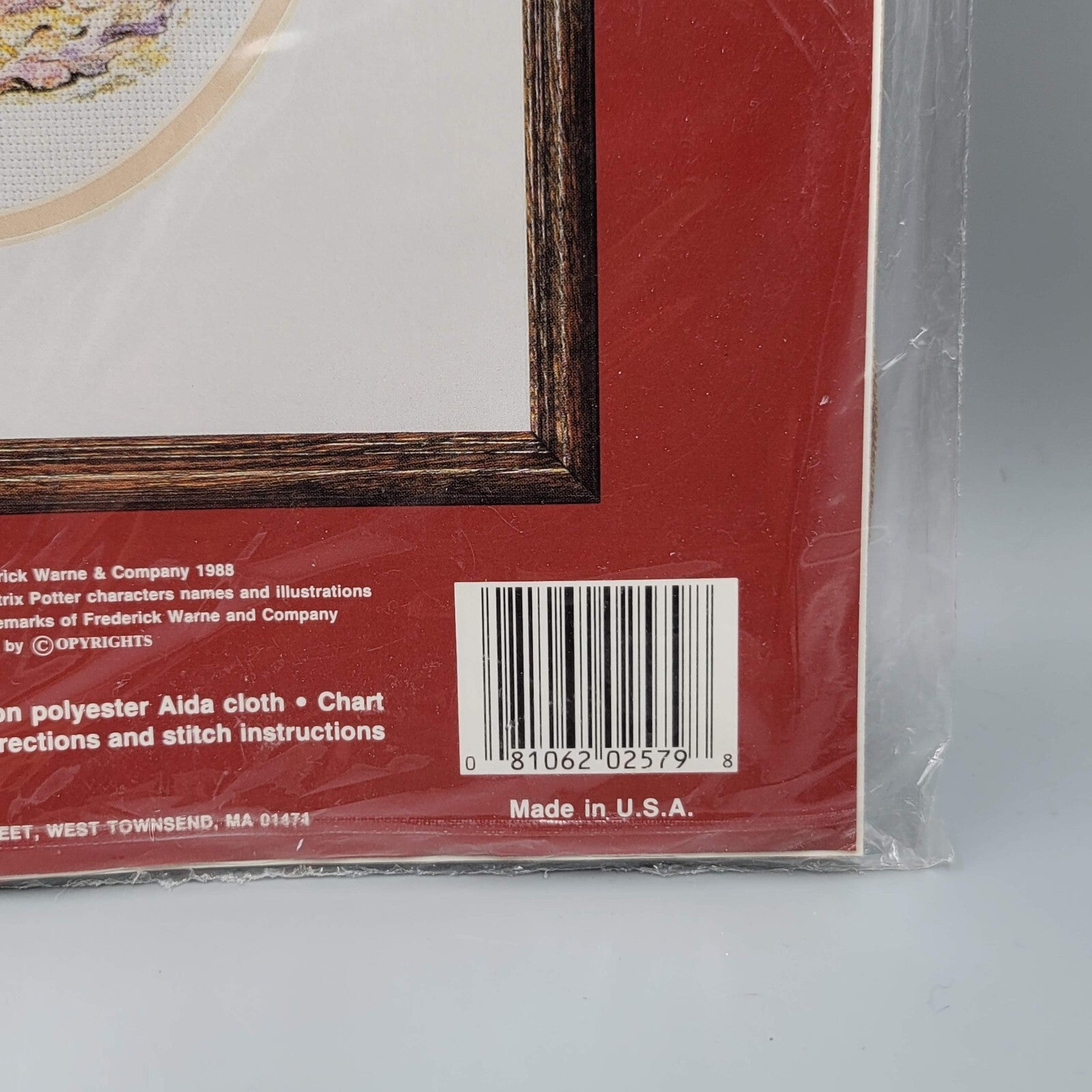 Vintage Benjamin Bunny and Peter Rabbit ColorArt Cross Stitch Kit NIP 8x10