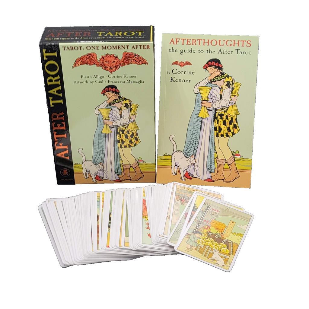 After Tarot Deck Companion Guidebook by Corrine Kenner Boxed Kit Made in Italy