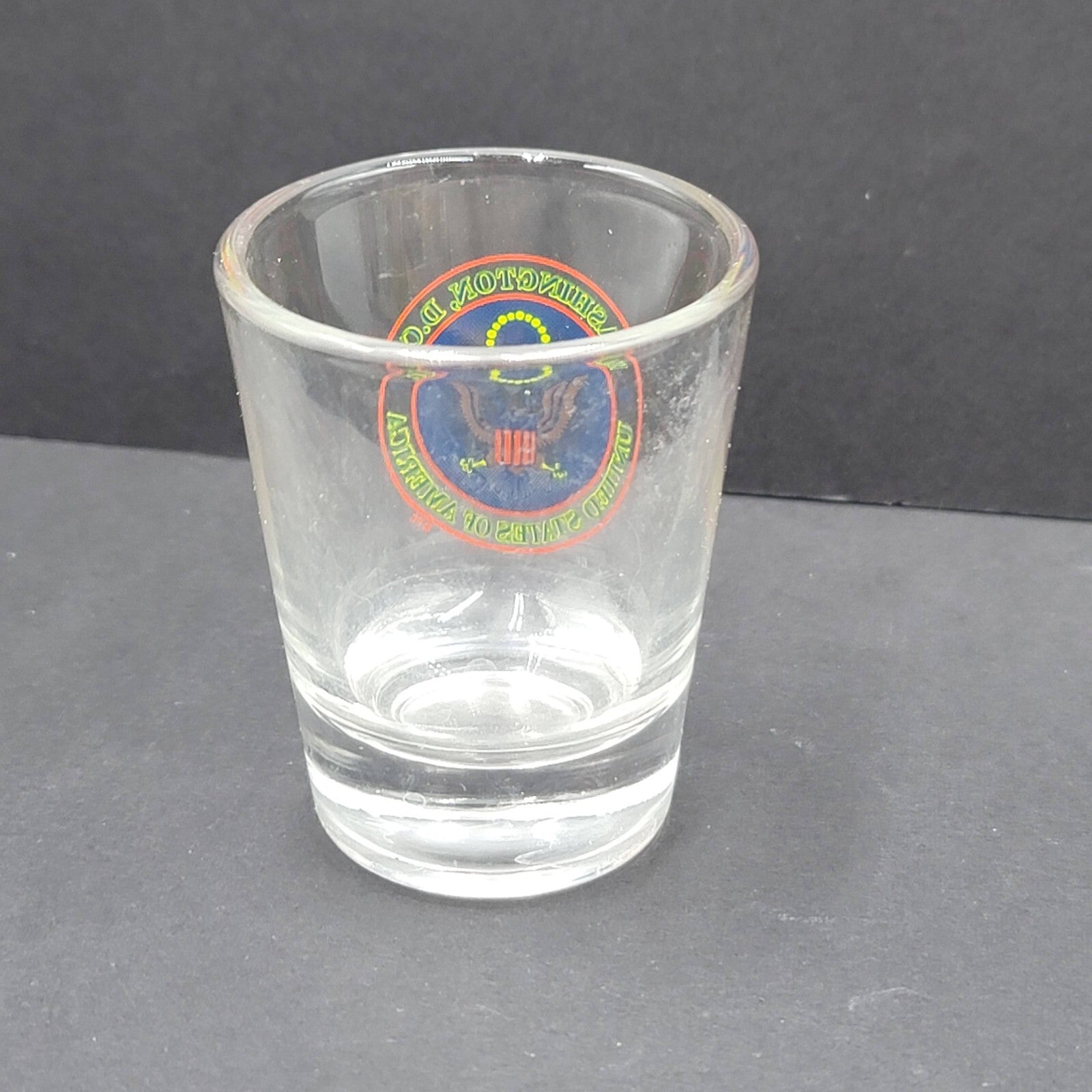Washington DC Shot Glass Presidential Emblem Eagle Souvenir