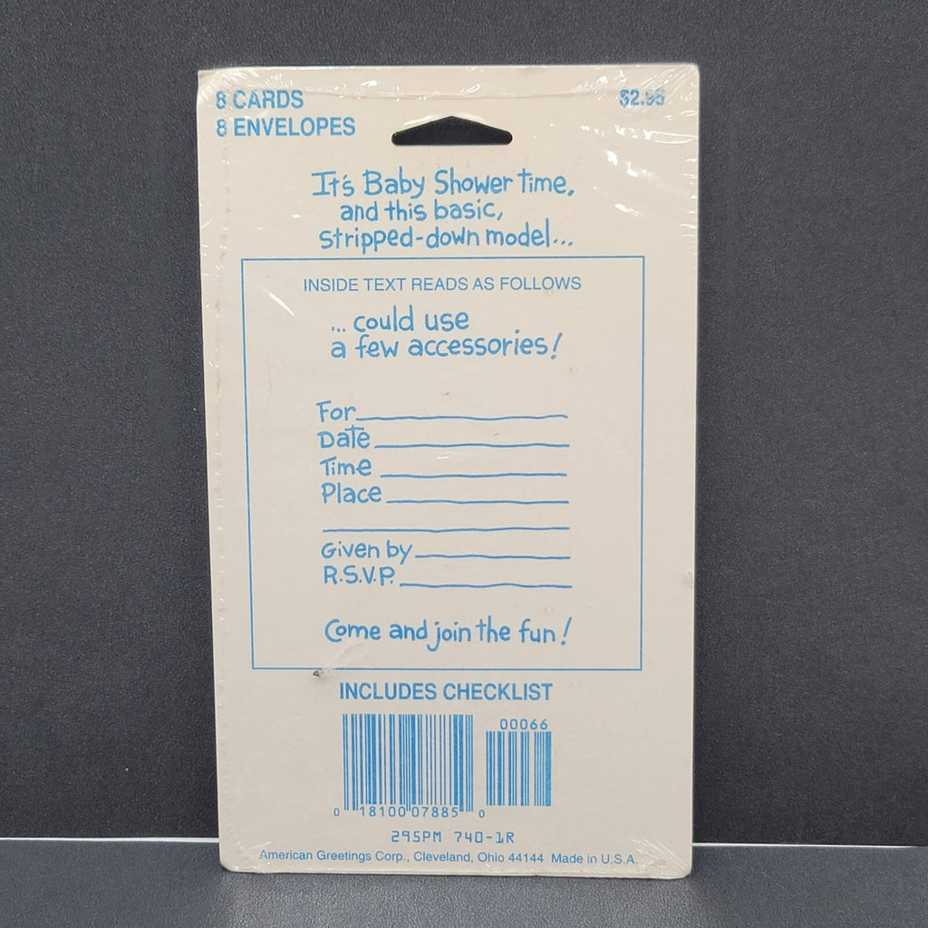 Vintage American Greetings Baby Shower NOS Sealed