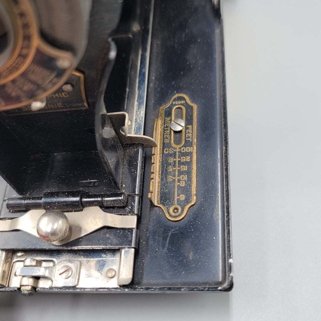 Kodak No 3A Autographic Brownie Folding Bellows Camera Antique GC