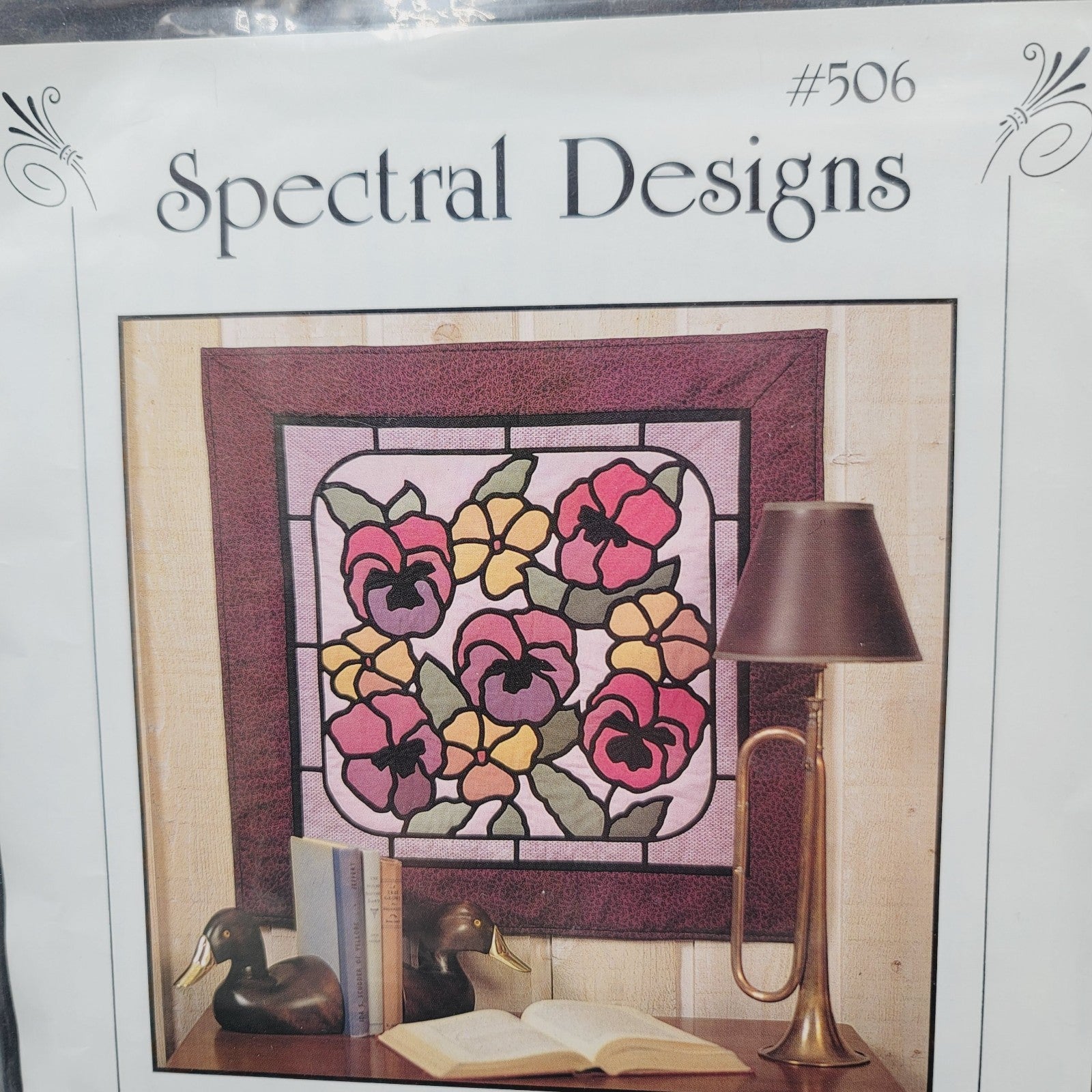 Spectral Designs 506 Summer Garden Pattern Cathy Robiscoes Stained Glass