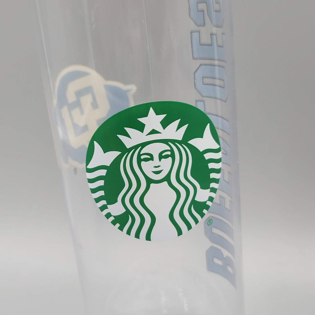 NEW NCAA Starbucks CU Campus University of Colorado Buffaloes 24 OZ Water Bottle
