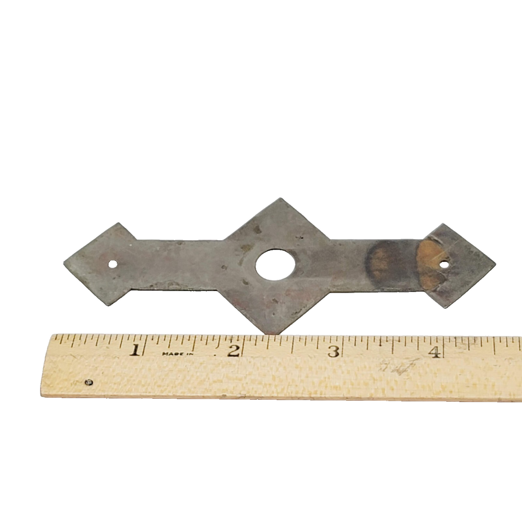 Vintage Brass Drawer Pull Backplate SINGLE 3.5" holes