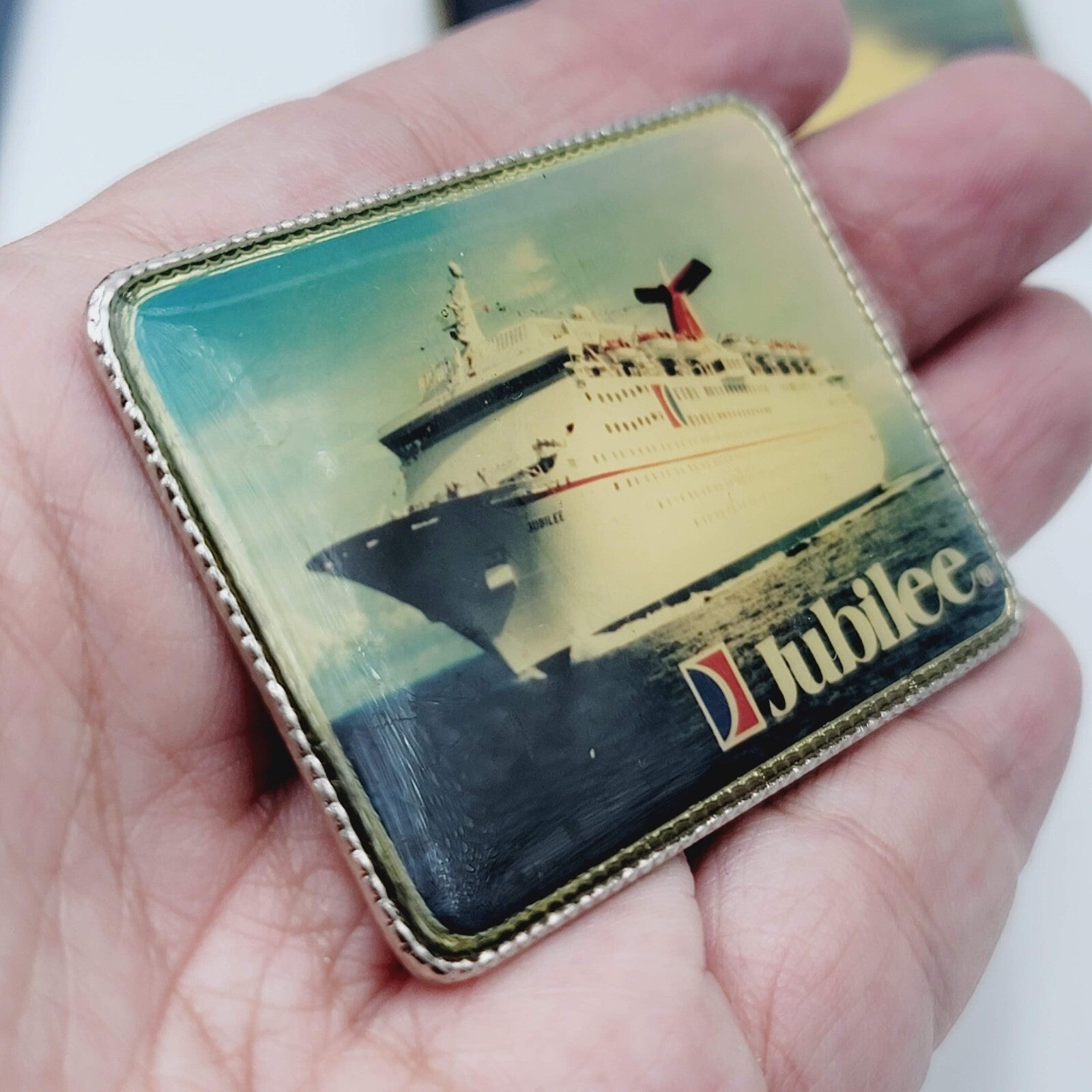 INSPIRATION JUBILEE CRUISE SHIP VINTAGE SOUVENIR REFRIGERATOR MAGNET 2