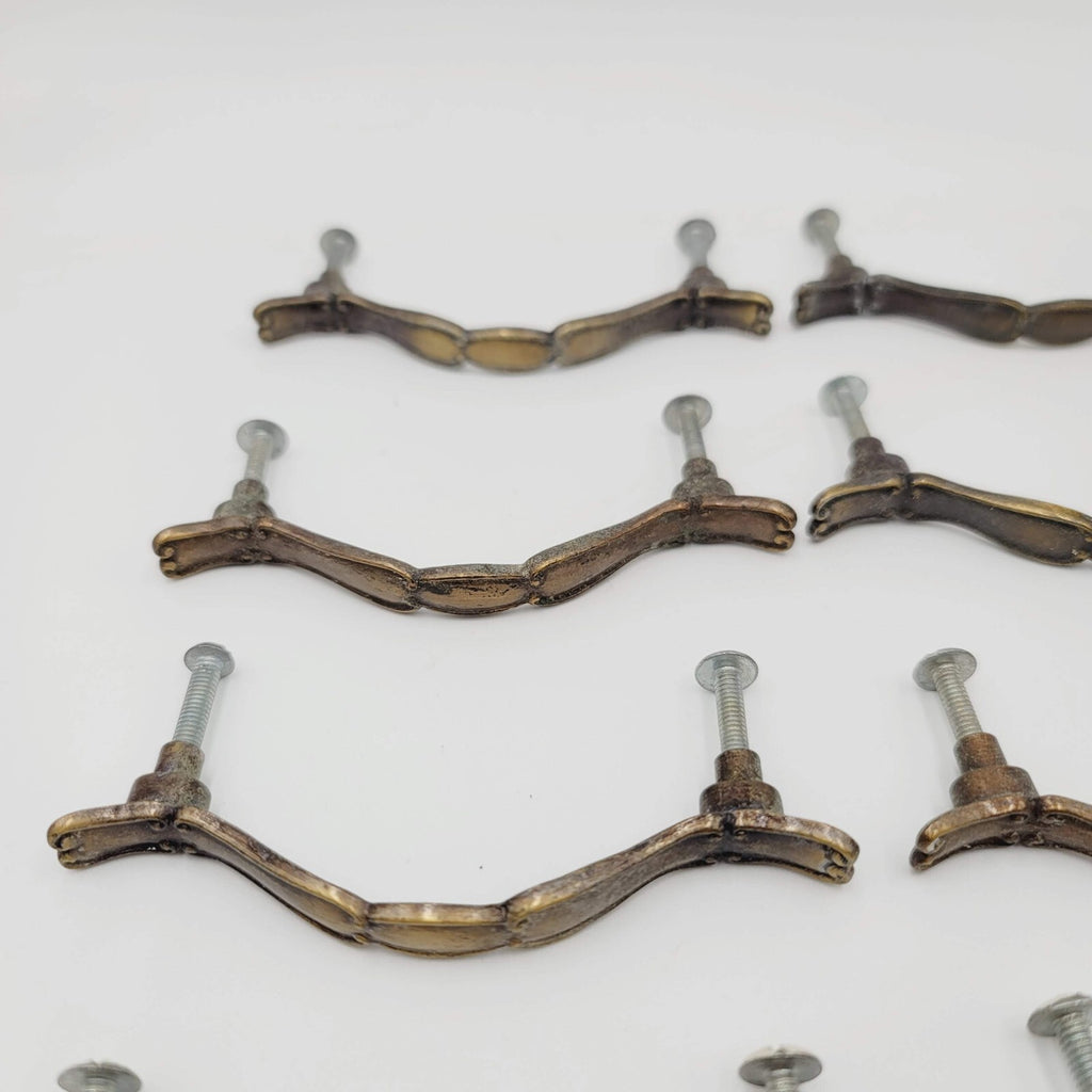 Vintage Lot of 17 Drawer Handles Cabinet Pull Allison 3" Salvage Hardware