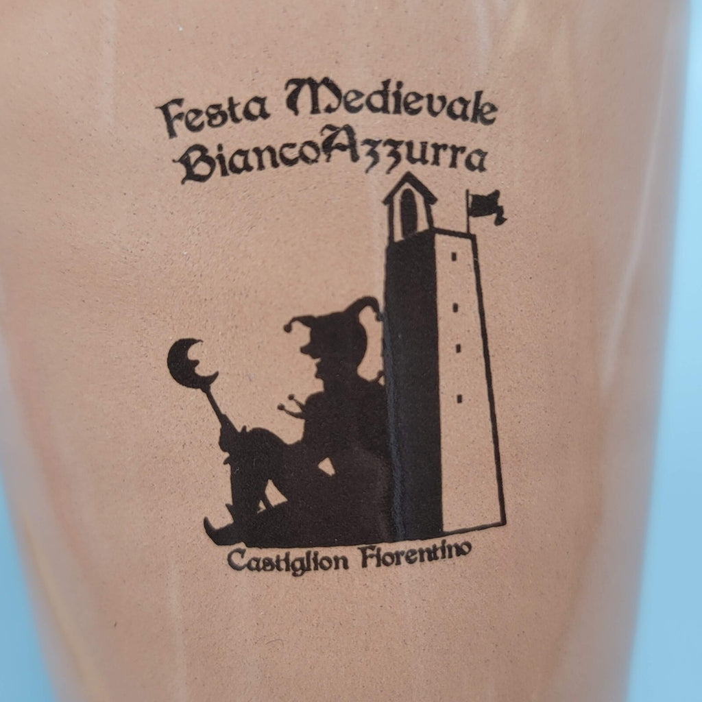 Festa Medievale Bianco Azzurra Castiglion Florentino Ceramic Souvenir Mug