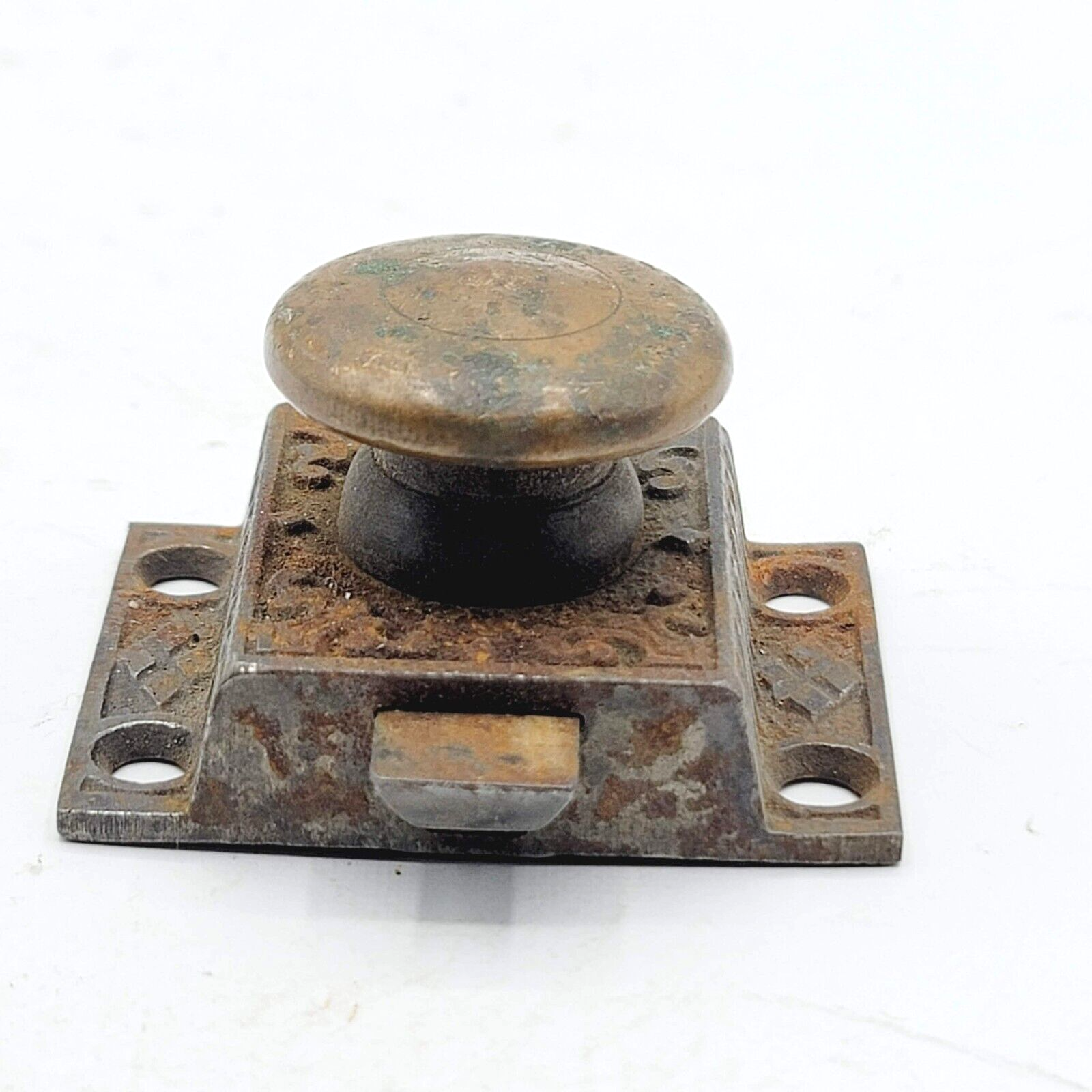Vintage Cabinet Catch Cupboard Latch Ornate No Keeper