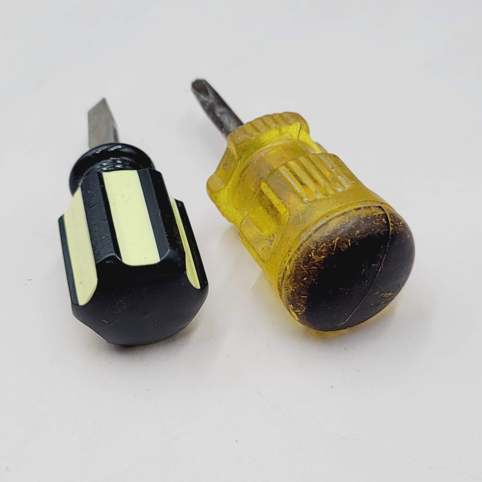 2PCS Short Stubby Phillips and Flat Head Mini Short Screwdriver Lot Fuller