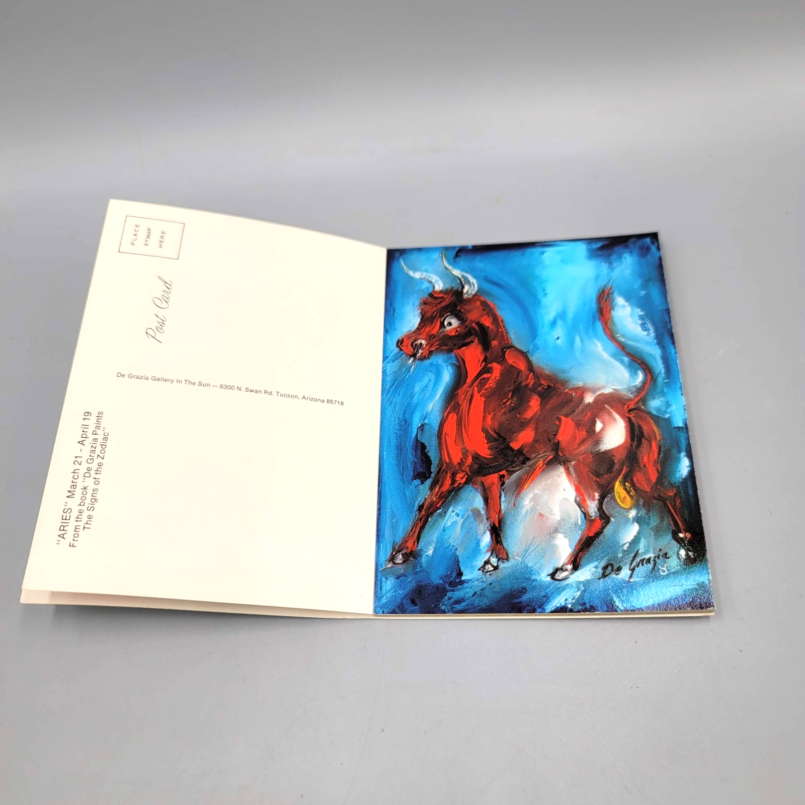 Vintage De Grazia Paints the Signs of the Zodiac Postcard Set