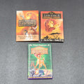 Vtg 3 Disney Lot Movie Promo Pin Back Buttons Pins Bambi Lion King I & II