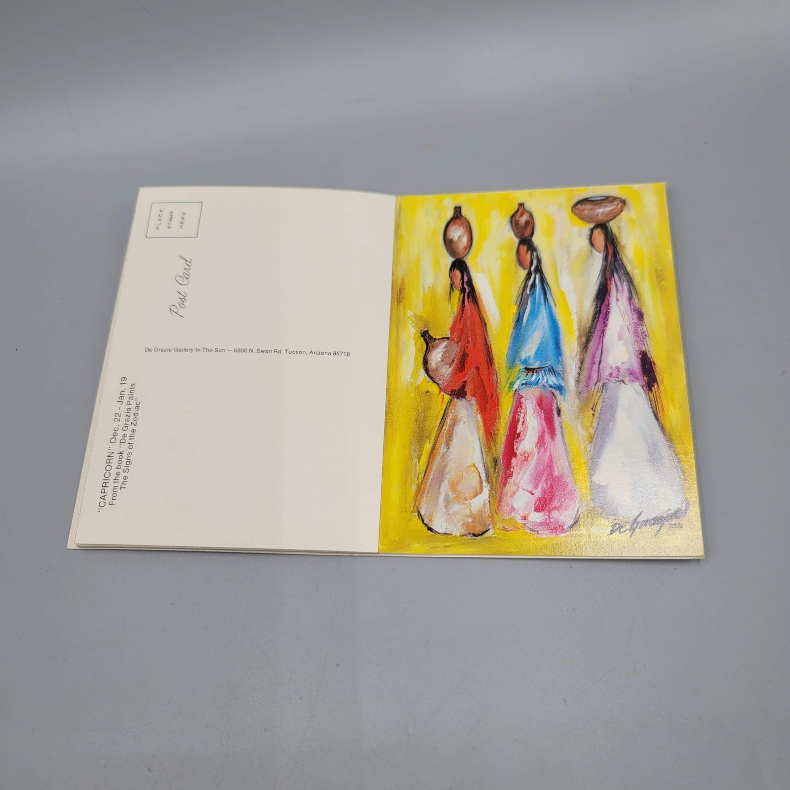 Vintage De Grazia Paints the Signs of the Zodiac Postcard Set