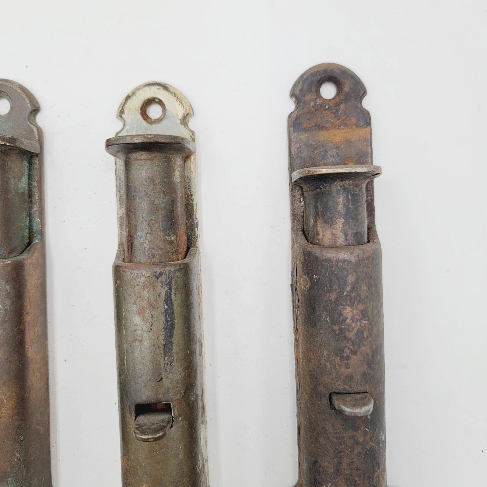 Vintage Antique Plunger Door Stops Lot of 3 AS IS For Parts or Repair 7"