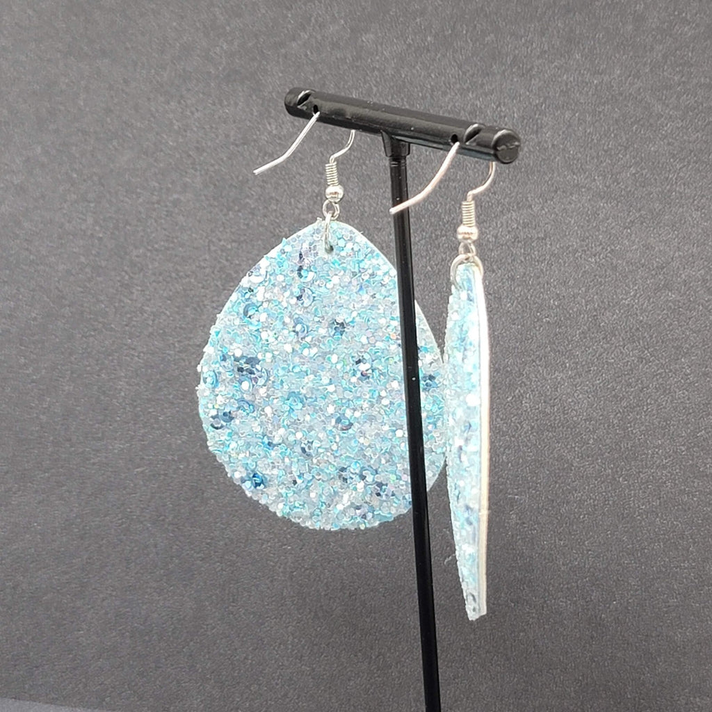 Pierced Earrings EAT SLEEP SCHOOL REPEAT Dangle Teardrop 2.25"