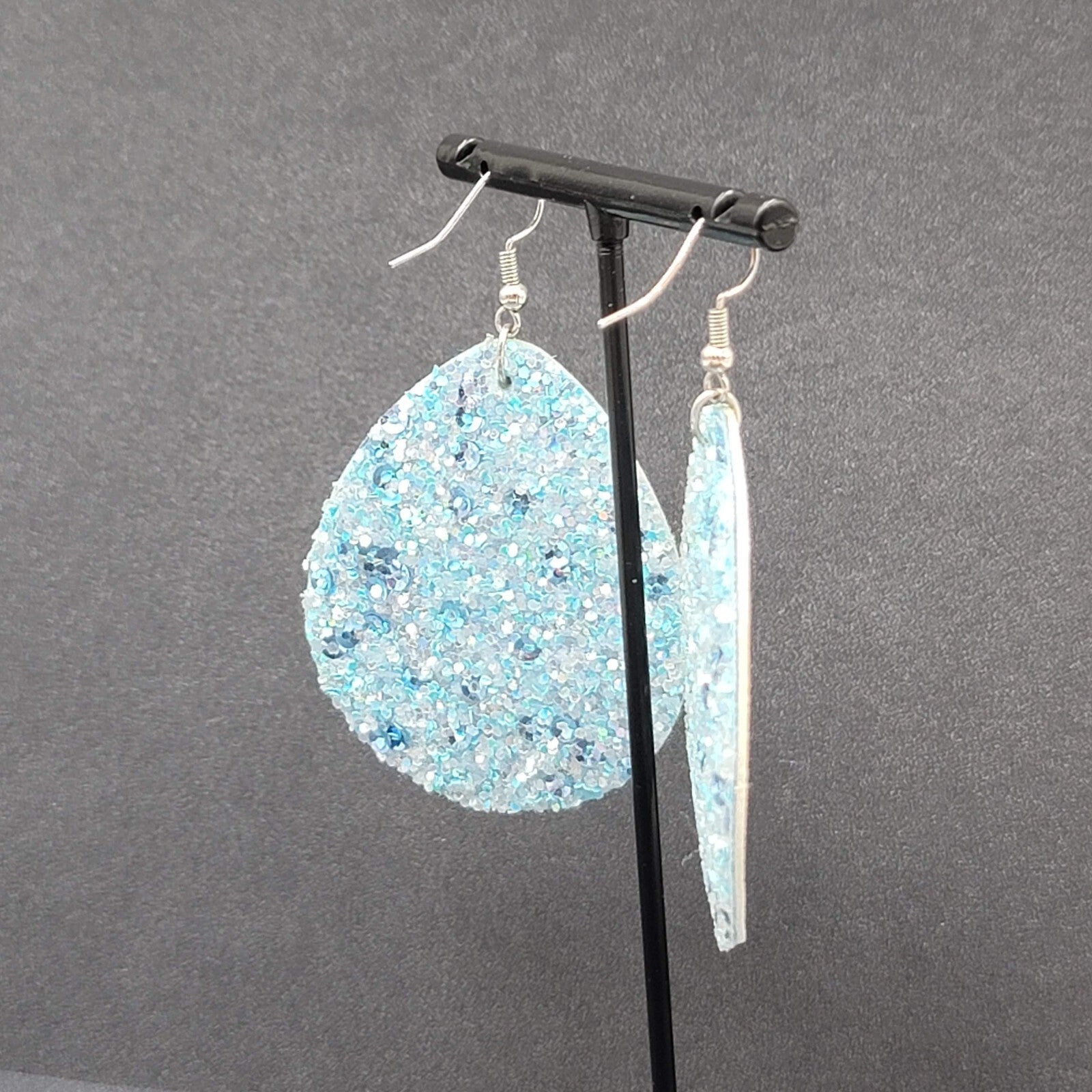Pierced Earrings EAT SLEEP SCHOOL REPEAT Dangle Teardrop 2.25"