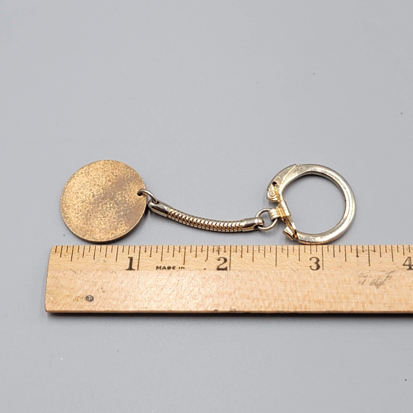 Vintage North High School 1933 - 1963 Class Reunion Keychain Metal Key Ring