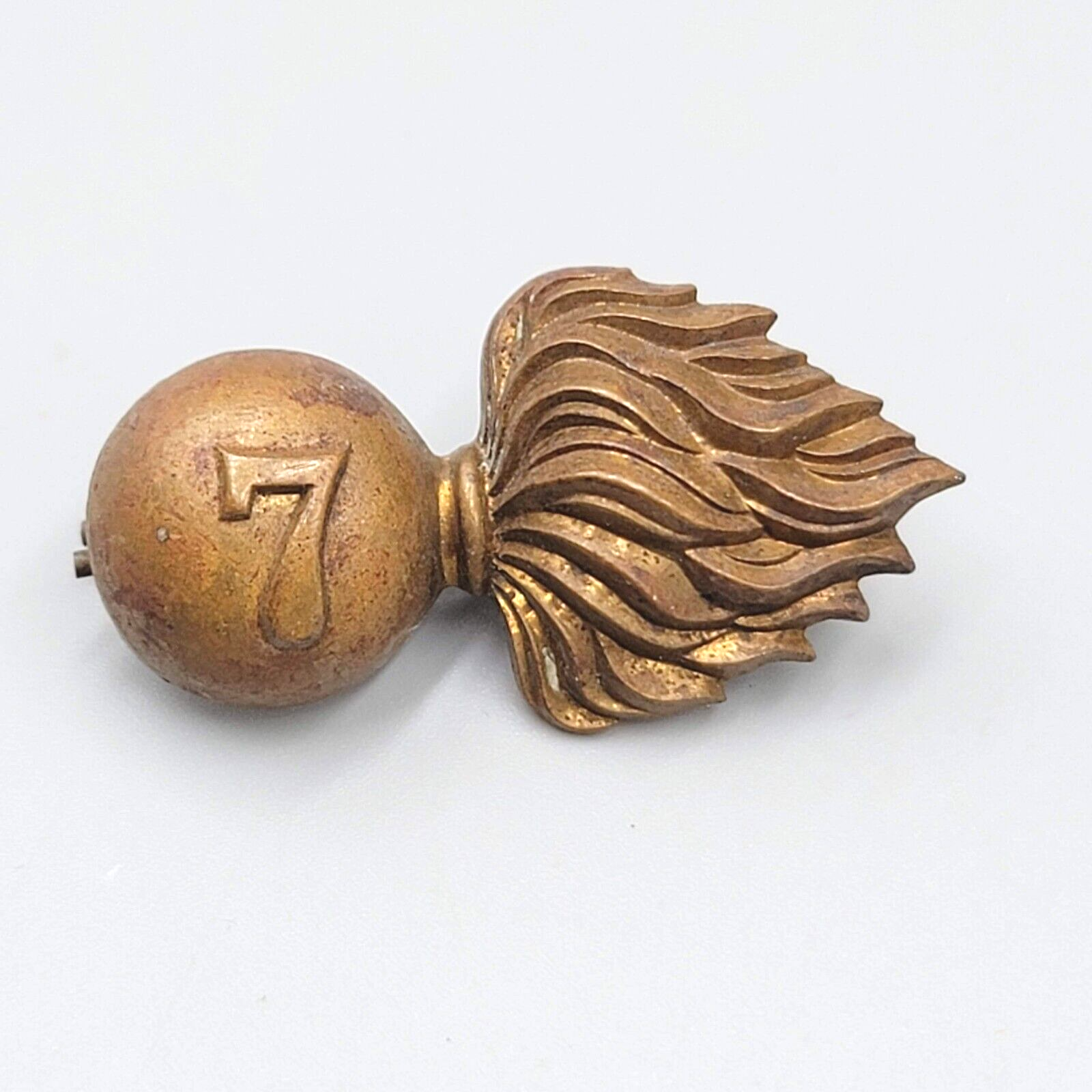 Vintage Antique Canadian 7th Fusiliers Badge 1.5"