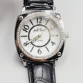 Park Lane Watch Womens Quartz Leather Strap 37mm Japan Movement NEEDS BATTERY