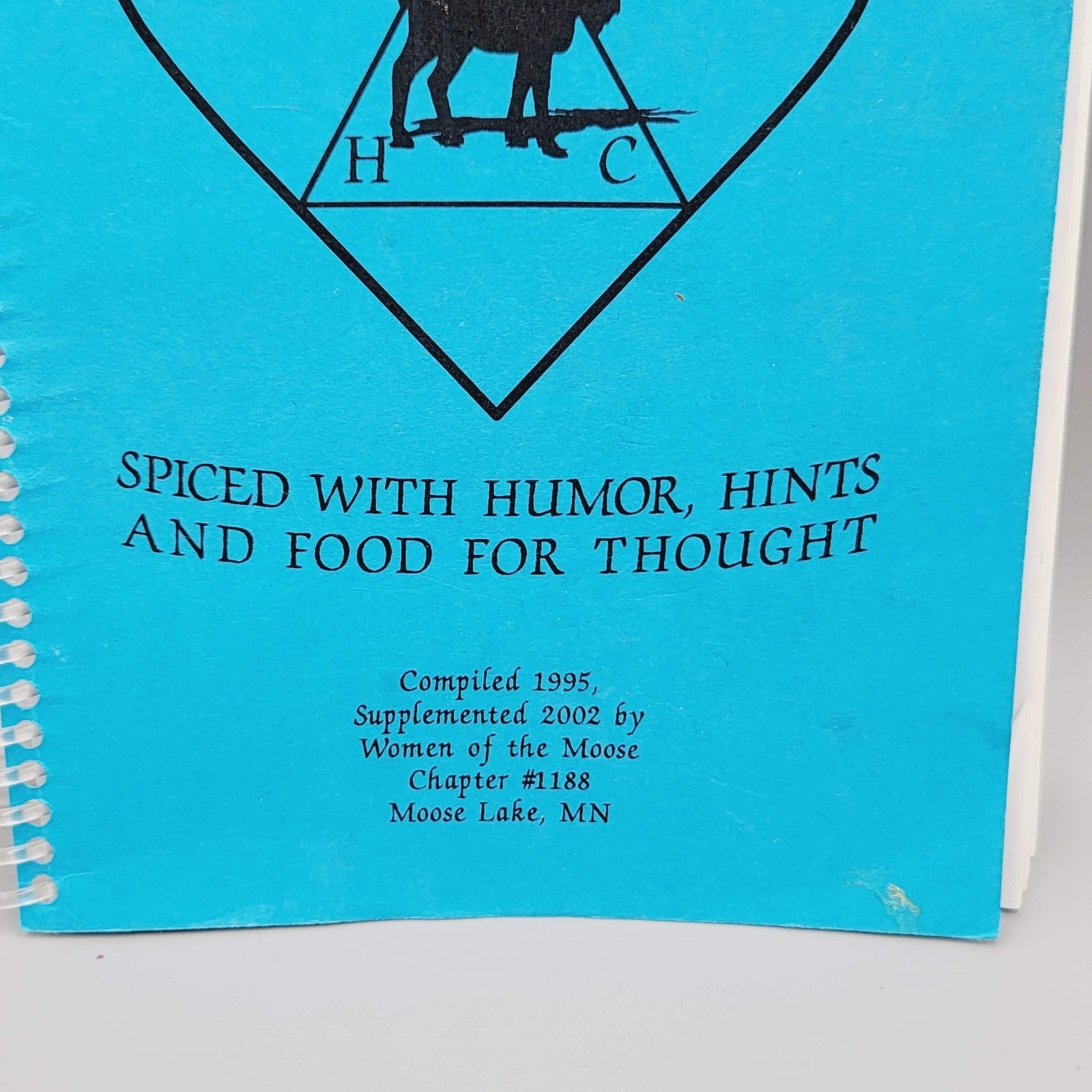 Women of the Moose Chapter 1188 Recipe Book Cookbook MN 1995 pages 275