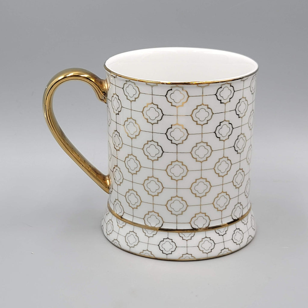 I Love You GRANDMA Coffee Mug Gold and White Signed Rosanna