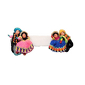 Vintage Guatemala Worry Doll Pierced Earrings 1.25 in