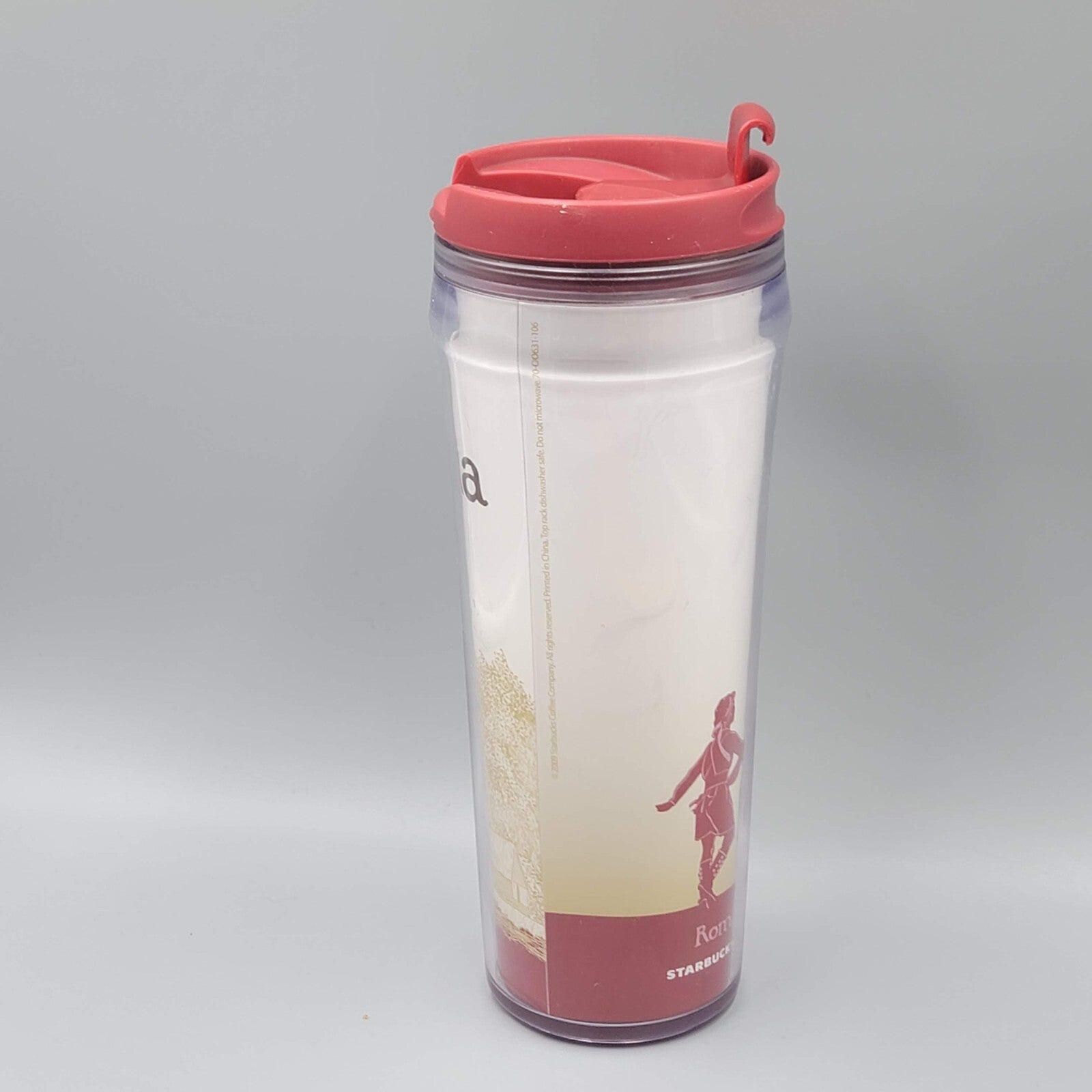 Starbucks Romania Global Icon Collection 12oz Plastic Tumbler 2004