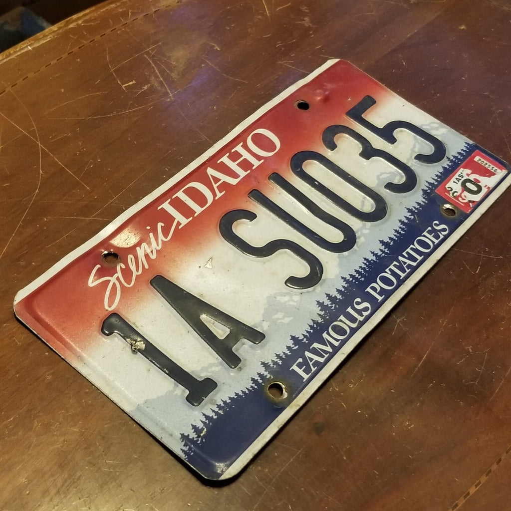 License Plate IDAHO 1A SU035 12" x 6"