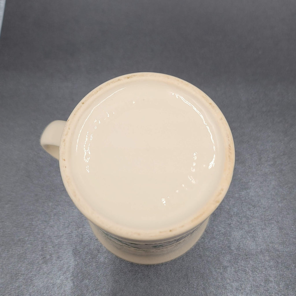 Vintage Carrigohoun Ireland Irish Wish Coffee Mug Tea Cup White Green Shamrocks