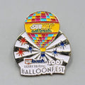 2007 Balloon Fest Derby Festival US Bank Collectors Lapel Enamel Pin 1.25"