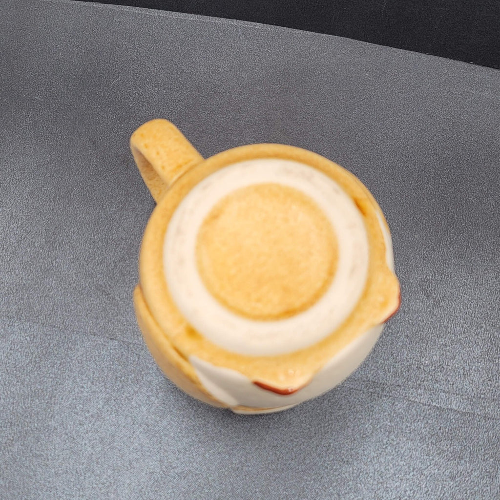 Ceramic 3D Owl Coffee Mug Hand Painted Kitsch Cute