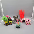 Aquarium Decor Lot 5pc Artificial Coral Plants Cave Tree Fish Tank Decorations S