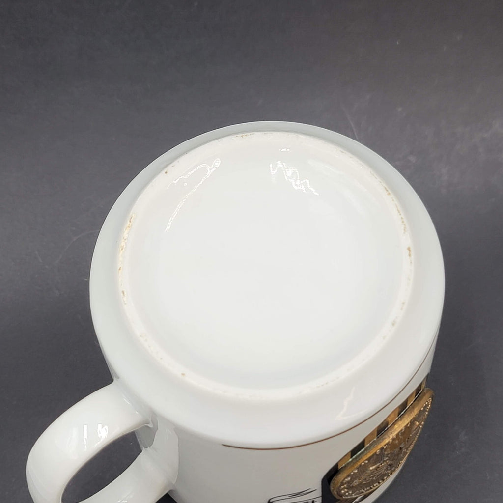 Vintage Bicentennial Coffee Mug 1776-1976 Minuteman Emblem Eagle Coin