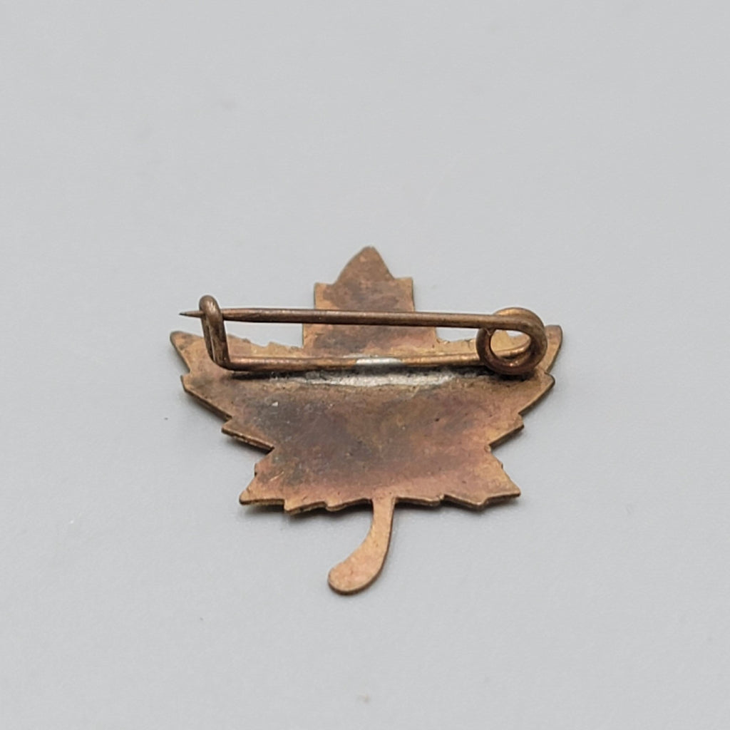 Vintage Gold Filled Canada Maple Leaf Pin Brooch 1 in