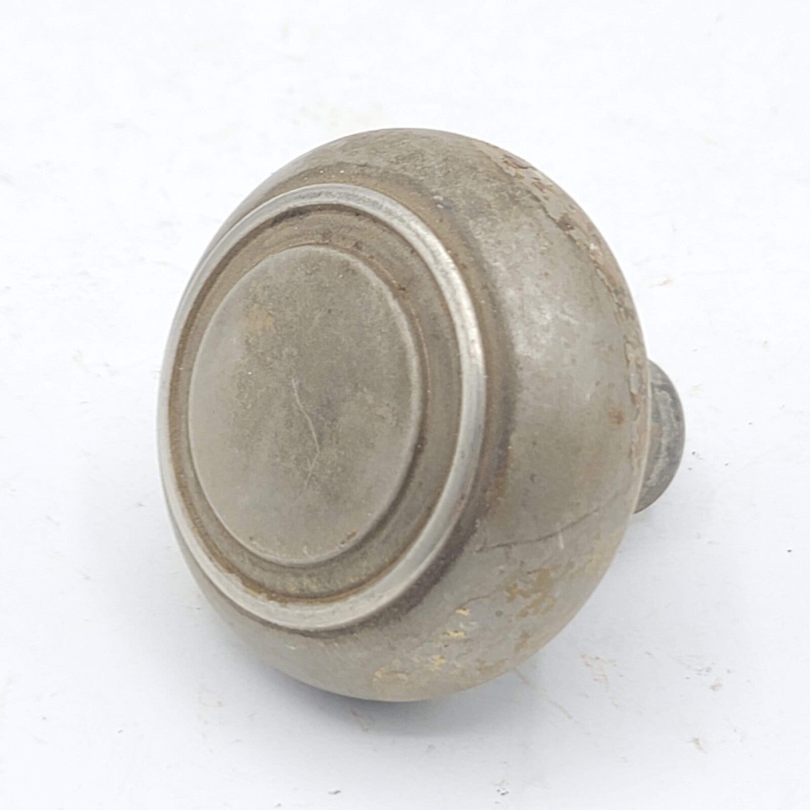 Single Vintage Steel Ring Door Knob Reclaimed Salvage 2.25"     74