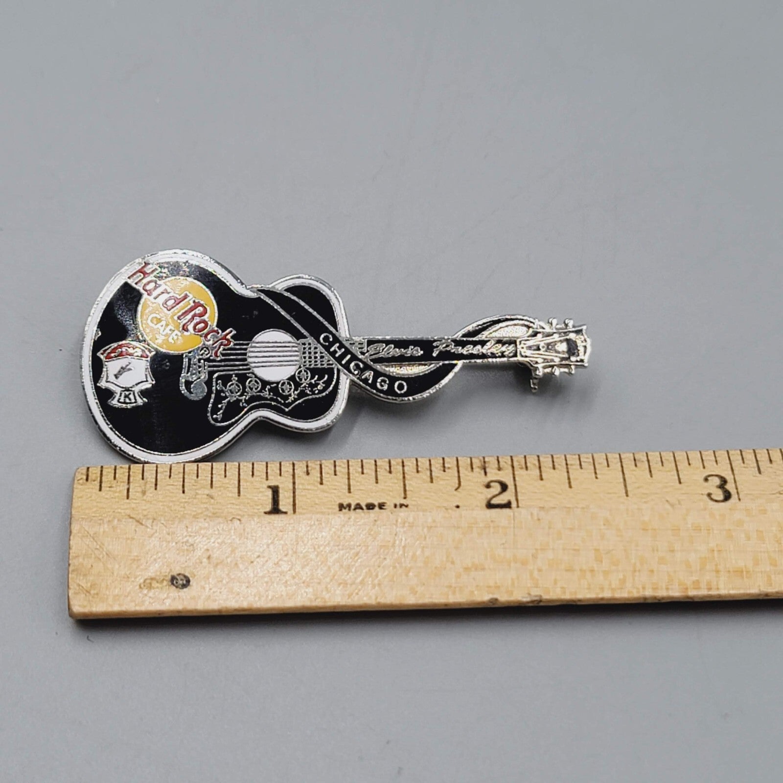 Hard Rock Cafe Salt Lake City Dead Rocker Guitar Pin Elvis Presley Series