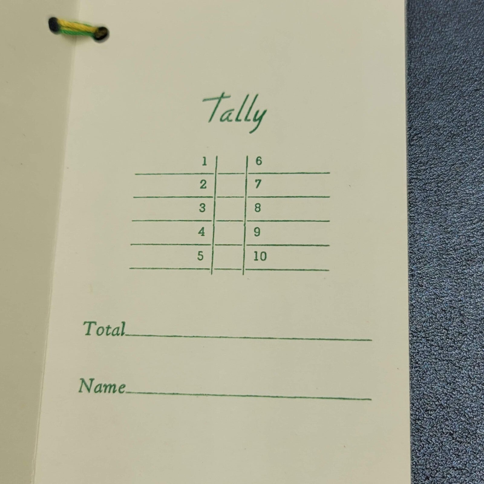 Vintage Electric Co Sparky Art Deco Bridge Tally Scorebook Card NOS Unused