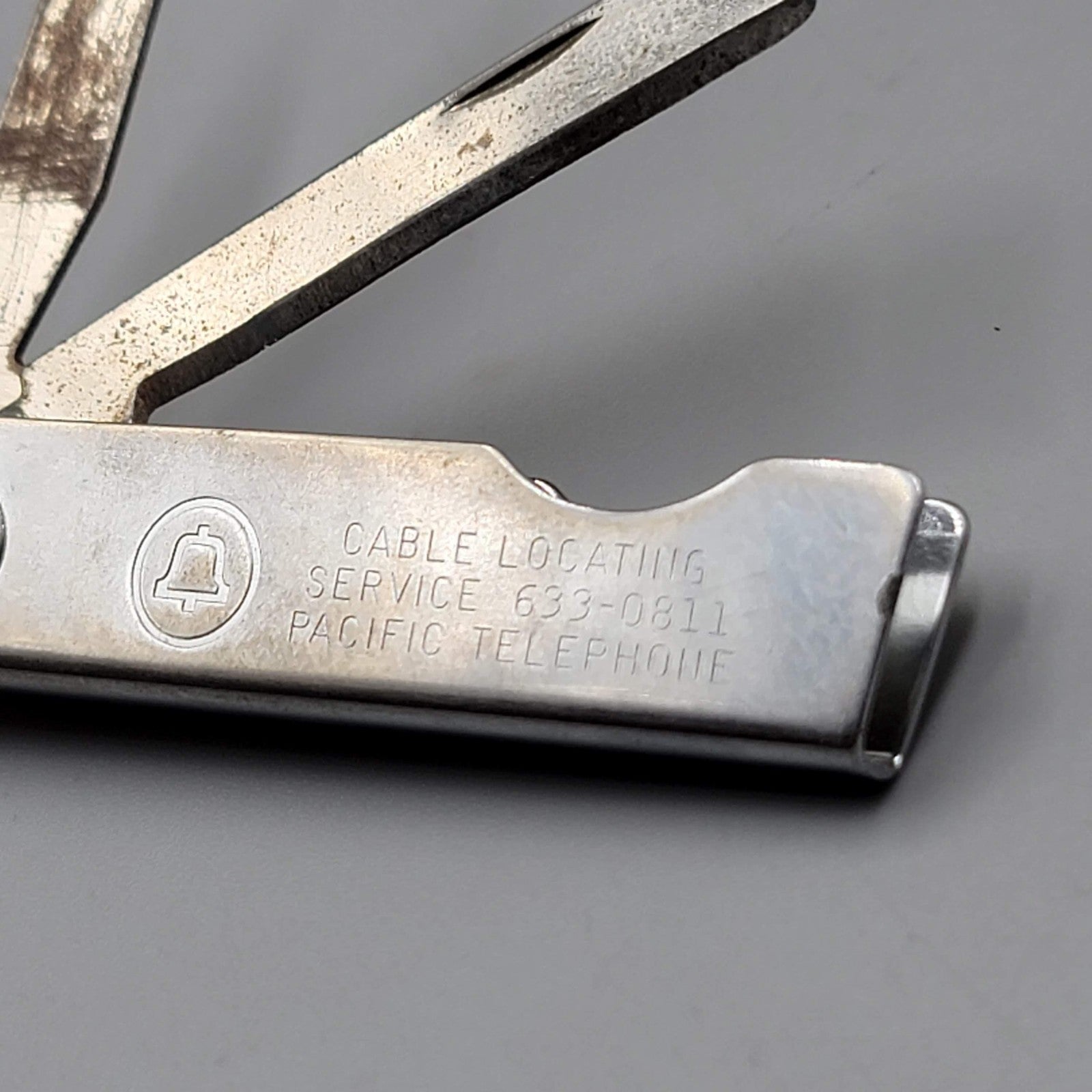 Vintage Pacific Telephone Utica USA Multi Tool Pocket Knife Bell System