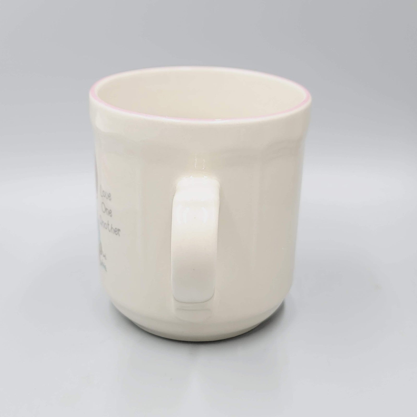 Vintage Precious Moments Love One Another Coffee Mug Cup 12 oz 1994
