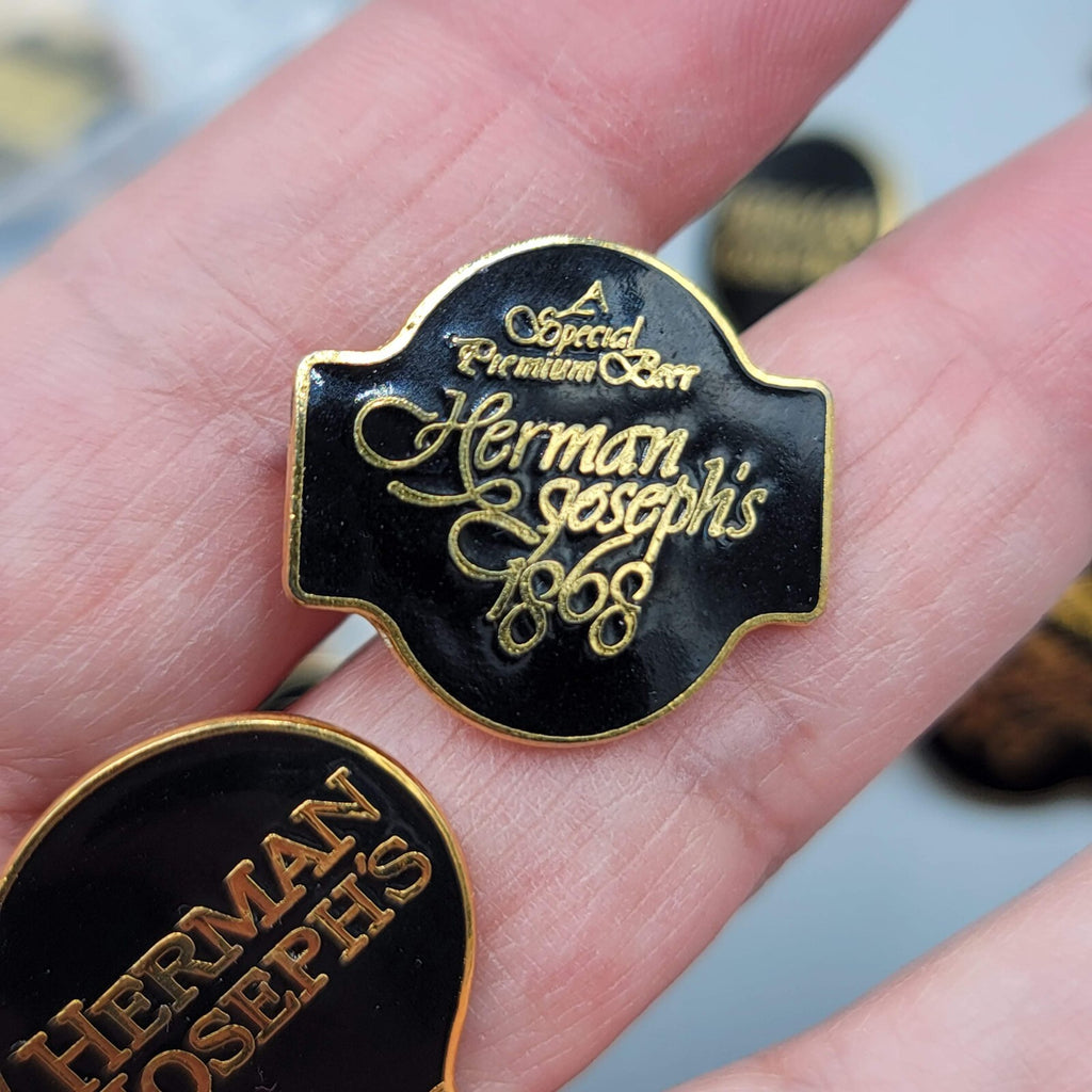 Herman Josephs Premium Beer Golden Colorado Brewery Lapel Hat Pin Lot of 27