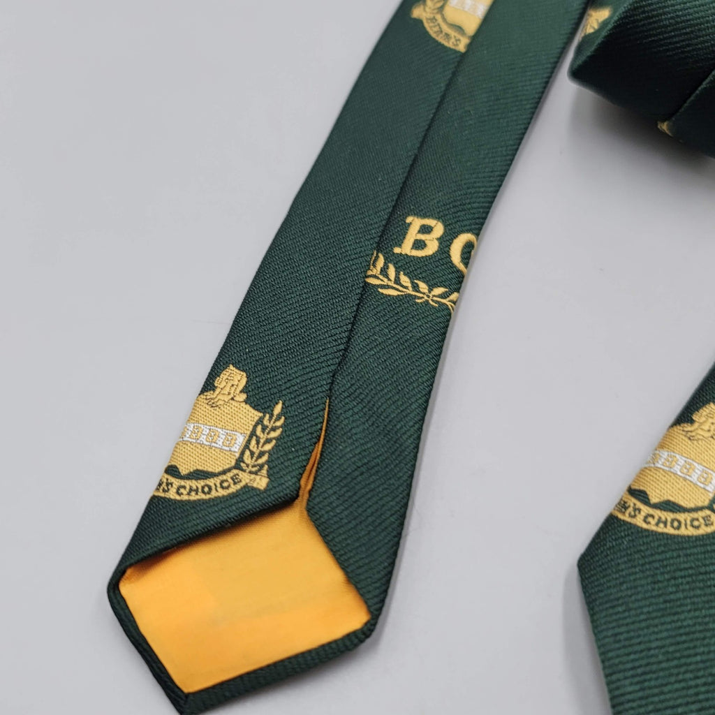 Vintage Necktie Jim Beams Choice Whiskey Bourbon Tie Green Ernst San Francisco