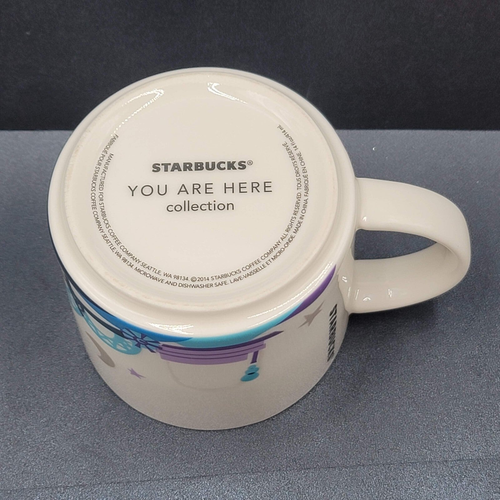 Starbucks You Are Here Memphis Tennessee Collectible Ceramic Coffee Mug Tea Cup