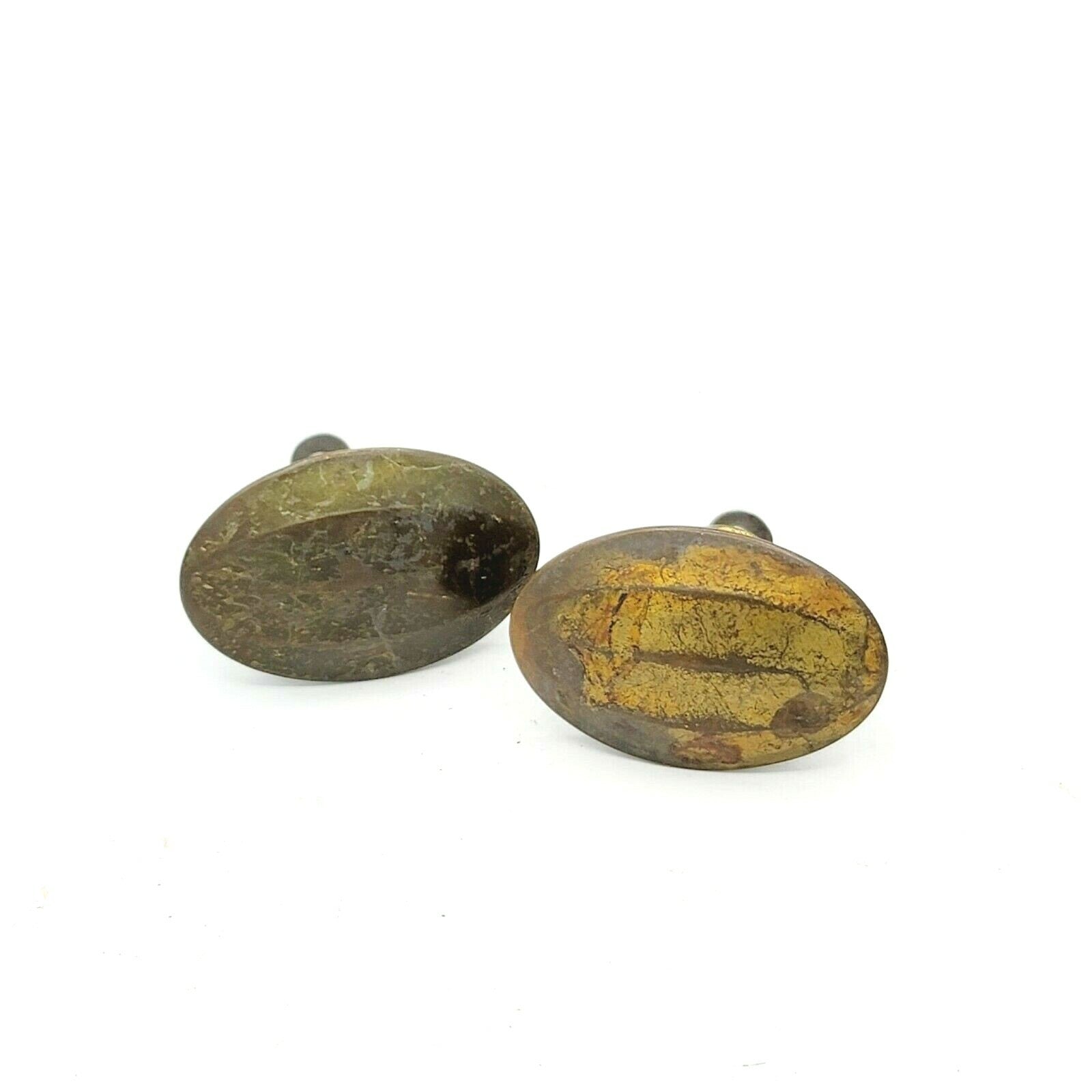 Vintage Drawer Pulls Lot of 2 Steel 1 3/4" Reclaimed Salvaged Hardware