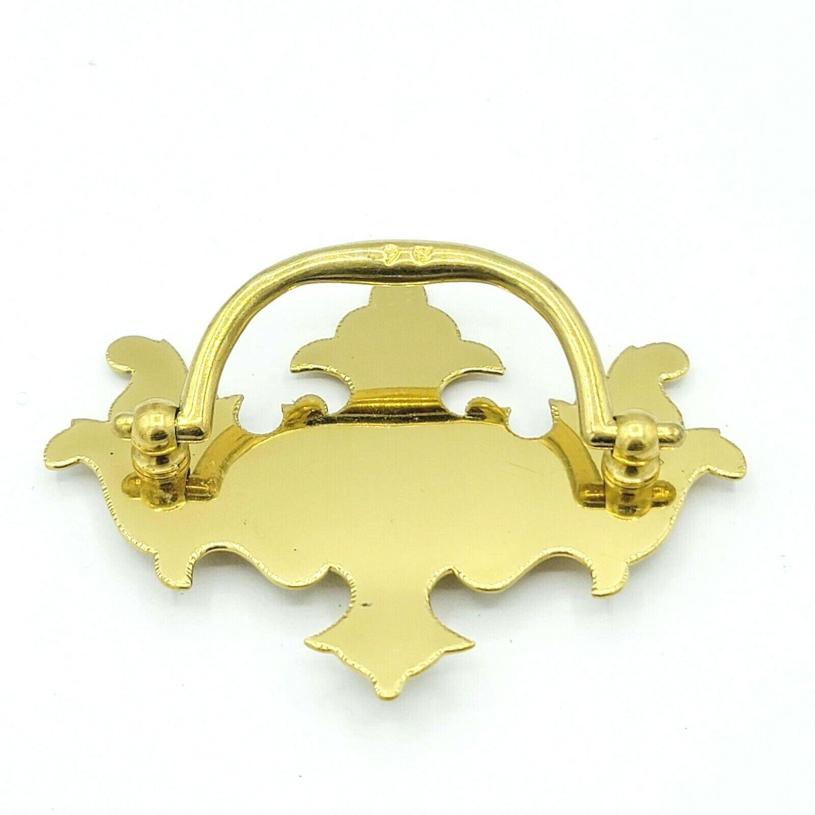 Vintage Brass Drawer Pull Chippendale Style Salvage Hardware SINGLE ONLY