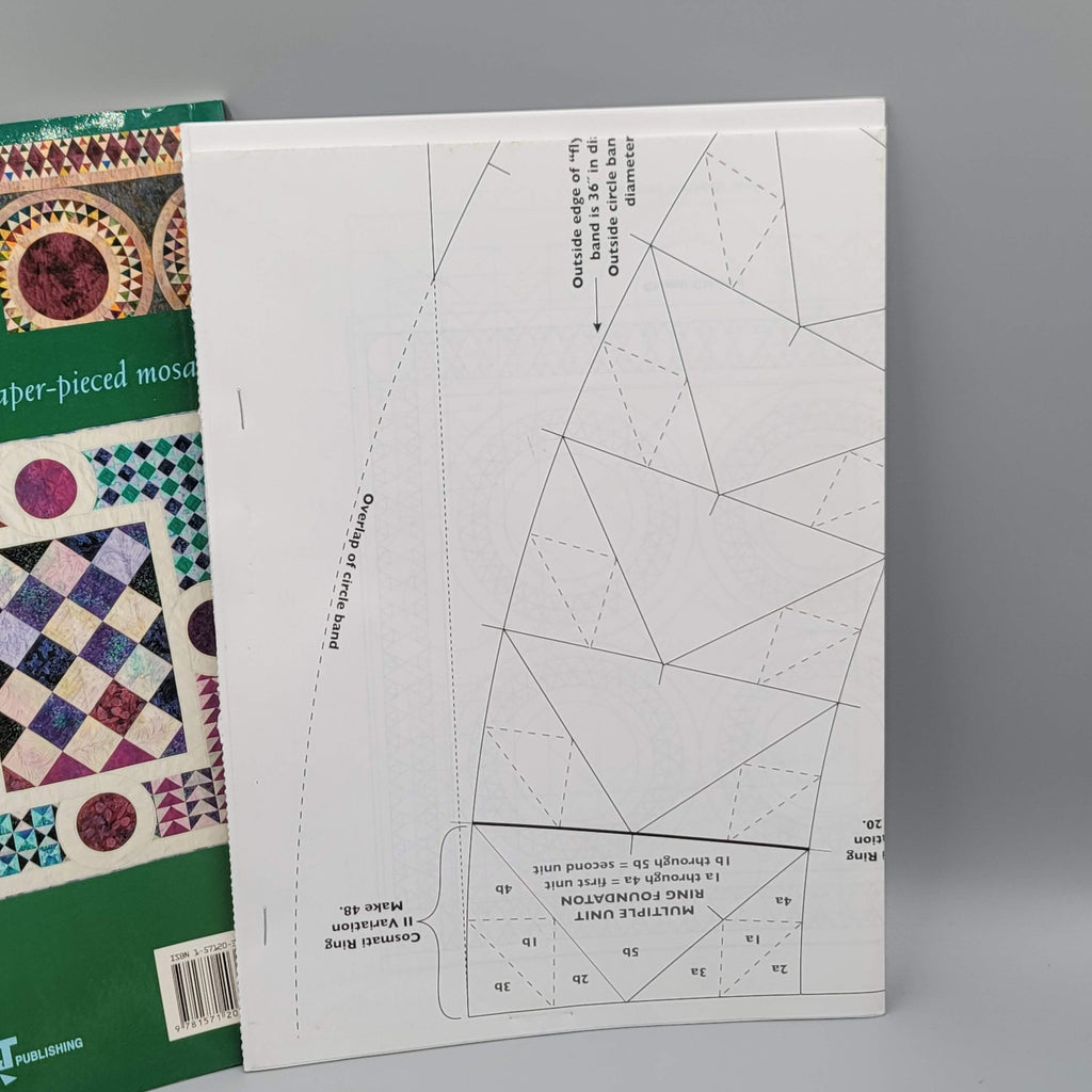 Bella Bella Quilts Norah McMeeking Italian Mosaic Quilt Pattern Book w/ Template